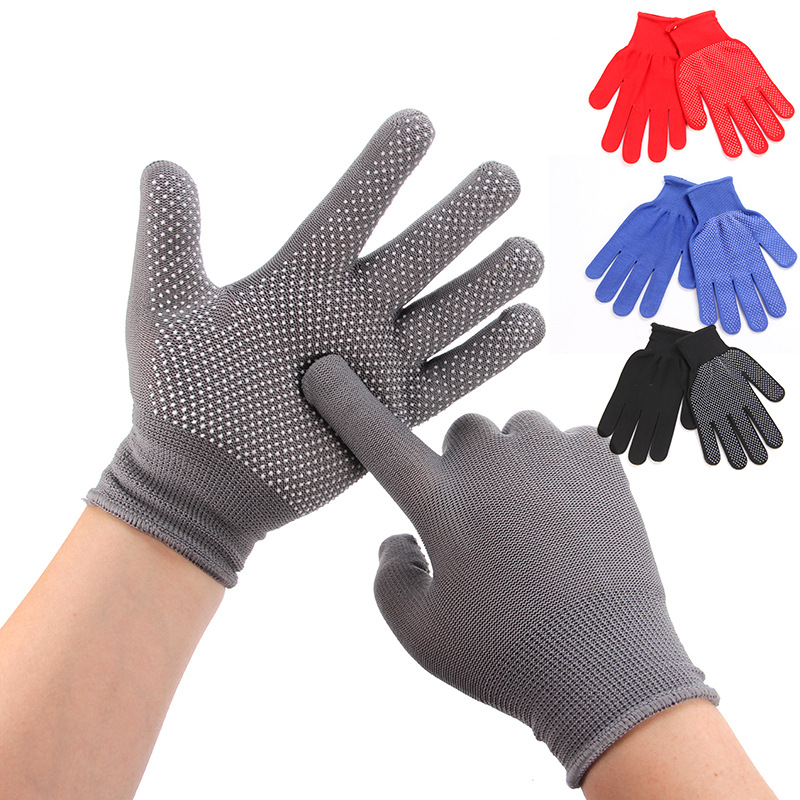 Labor protection gloves nylon non-slip gloves driver driving and handling dispensing thin 13-pin dispensing work gloves for men and women