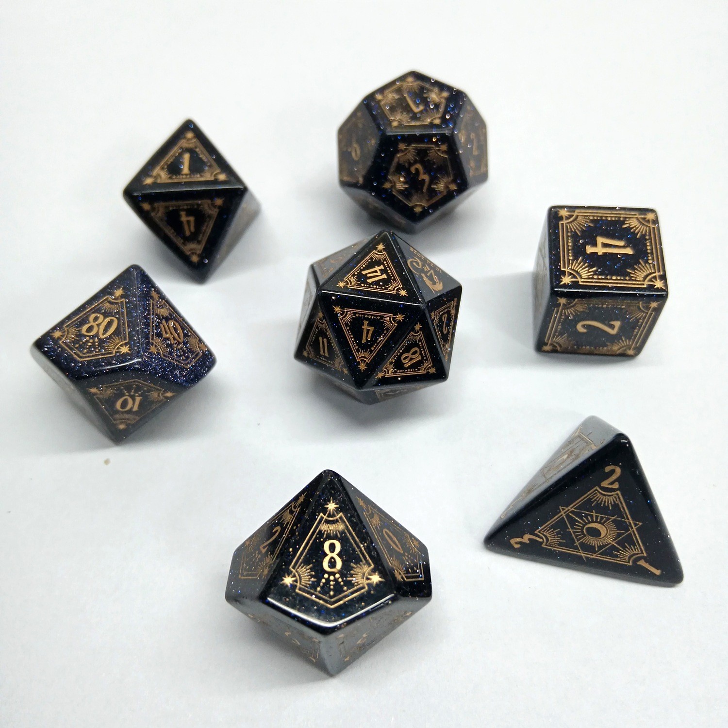 별빛 문양 - 합성 란사석 [7종 세트]