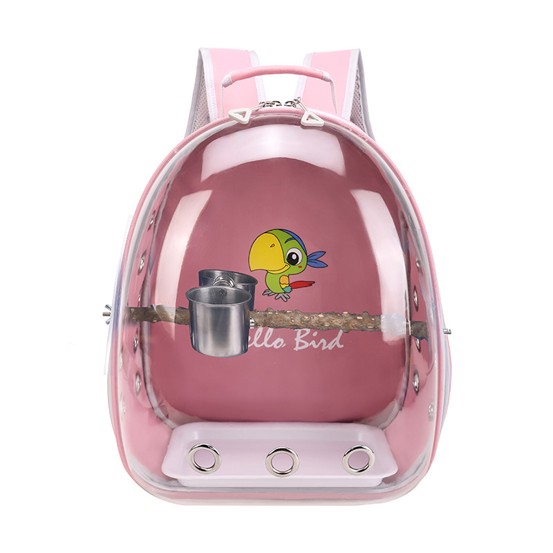 Mochila Transportadora para Loros de Tela Oxford Transparente Portátil para Exteriores image 13