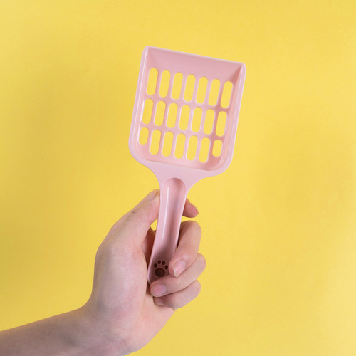 Wholesale New Small Cat Litter Shovel Cleaning Dog Food Scoop Mesh Crystal Pet Cat Litter Shovel