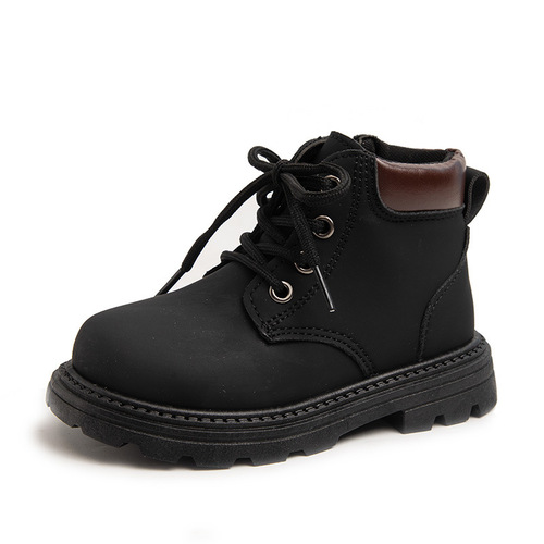 2025 Autumn New Children's Martin Boots Boys Fashion British Style Short Boots Foreign Trade Girls Boots Yellow Boots