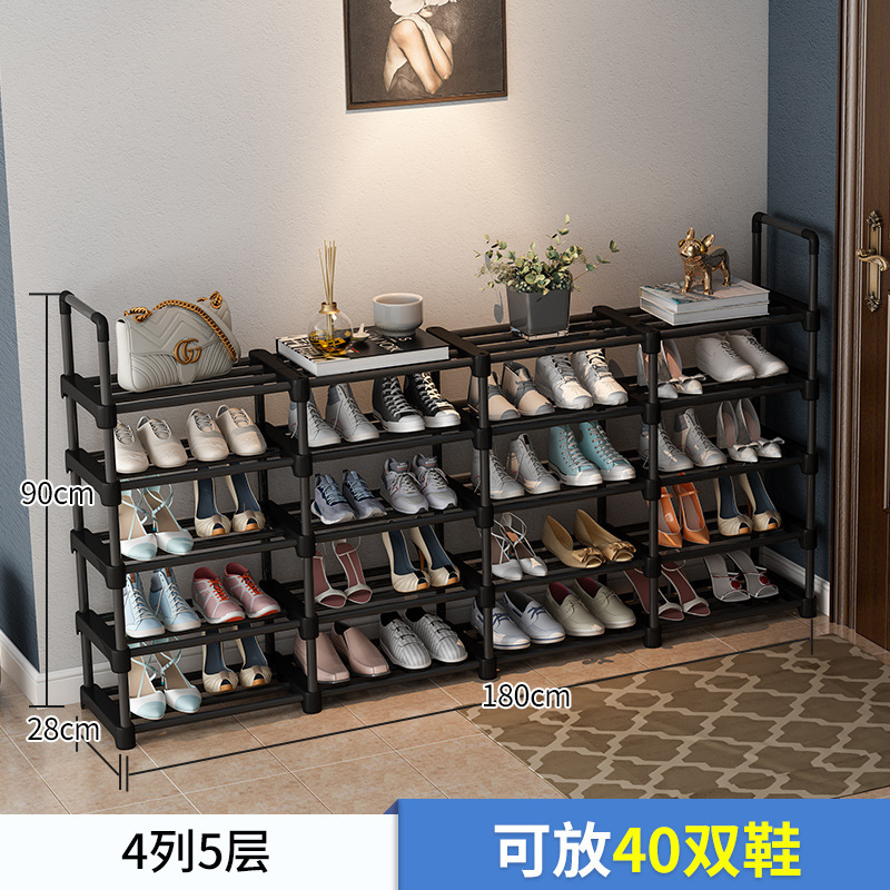 クロスボーダーの人気組立特大多機能組立多層物置棚家庭用寝室の入り口の簡易靴棚|undefined