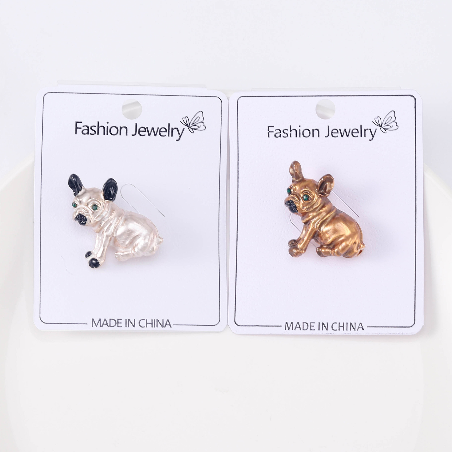 11g Weight Brooches Classification Holiday, Banquet, Daily Occasion Alloy Material Dog Pattern Women's Gender Enamel Design Basic Style Basic Pin Dog Alloy Enamel Women's Brooches 无