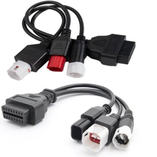 �������R��Ħ��܇�D�Ӿ�yamaha 3+4pin 6pin ���� to OBD 16pin