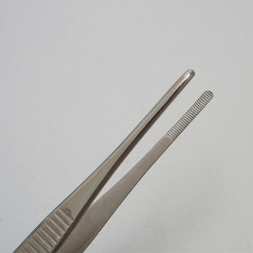 304 stainless steel tweezers elbow round head tweezers tissue tweezers cotton ball clip dressing tweezers laboratory dissection tweezers toothless tweezers