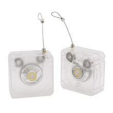 自动透明伸缩防盗拉线盒伸缩展示收线盒轻拉力钢丝绳自动卷线盒