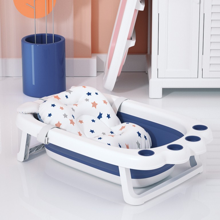 bañera infantil sensible al calor bañera plegable bañera de bebé retráctil portátil recién nacido artículos para niños pequeños