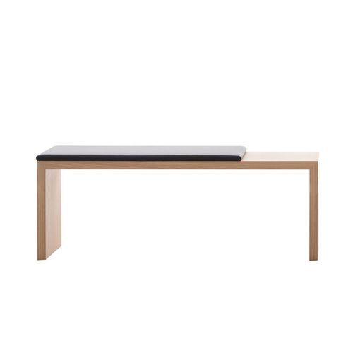 Coconordic/Moom Natural Modern Minimalist Dining Table and Stool, Bedroom Bed End Bench, Living Room Nordic Japanese Bench