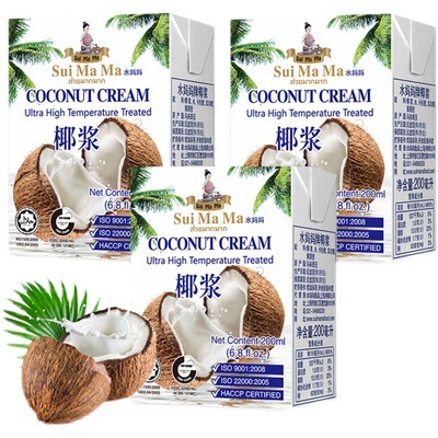 Shui Mama imported coconut milk milk tea shop home coconut milk sago coconut milk fruit fishing ingredients special Thai curry