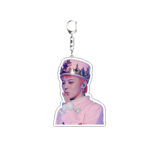 Acrylic Double-Layer School Bag Hook for BIGBANG G-Dragon Keychain, Official Merchandise, Wholesale Custom Promotion Gift