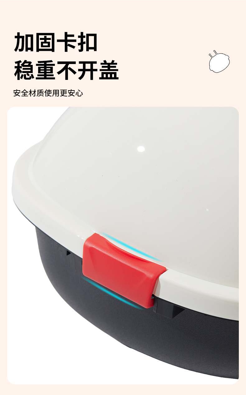 The electric vehicle trunk is suitable for Yadea, Niu, Aima, Tailing, Luyuan, Xinri electric scooters as a rear storage box
