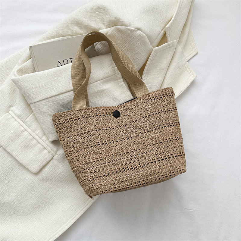 Bolso de moda de gran capacidad de trenzado de moda 2024 primavera nuevo estilo versátil bolso de hombro brazo bolso especial