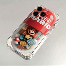 快乐胶囊适用苹果16Plus手机壳iPhone15新款14ROMAX/13/12/11透明