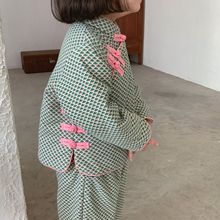 女童唐装中国风儿童拜年汉服冬季加绒宝宝过新年喜庆衣服棉服套装