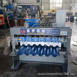 全自动750横挂板彩钢瓦机器  波浪瓦压瓦机  外墙横挂板机器冷弯