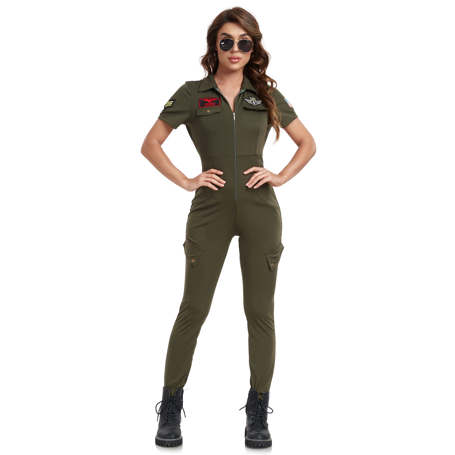 S-XL женский пилотный костюм для вечеринок, сценический косплей капитана, униформа для выступлений, Хэллоуин