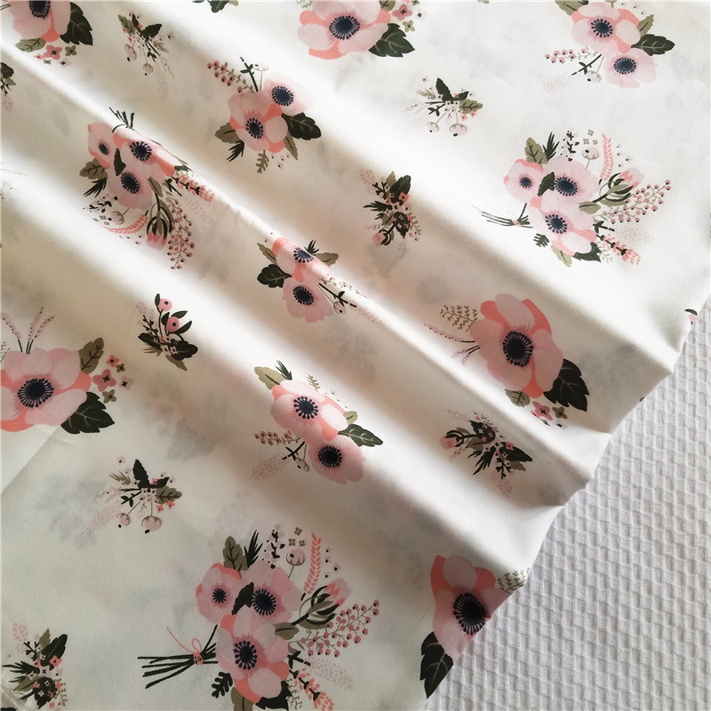 Fabricante de Shaoxing 100% algodón tela de impresión twill