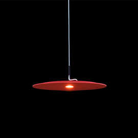 意大利简约餐厅卡座氛围吊灯 北欧设计感飞碟吧台LED卧室床头灯具