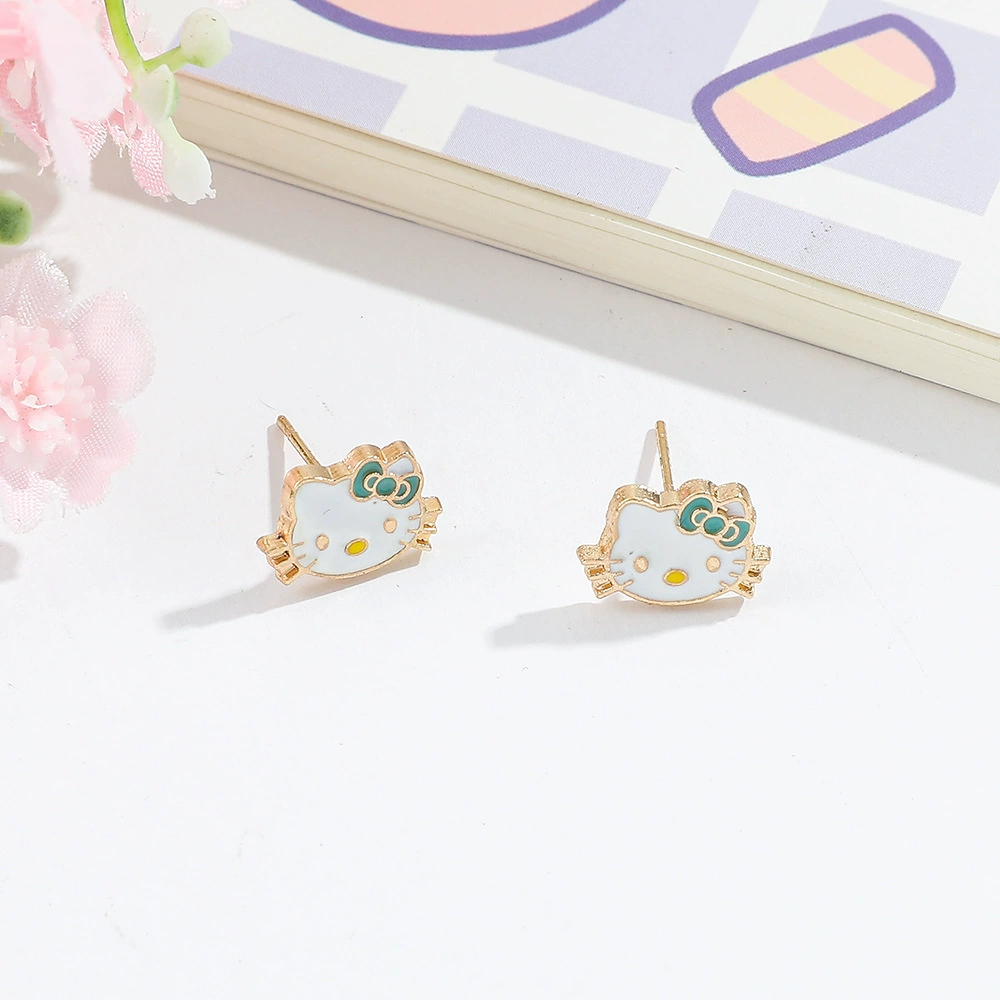 Серьги Hello Kitty, дизайн для отдыха, для импорта, японский и корейский стиль, тренд сезона