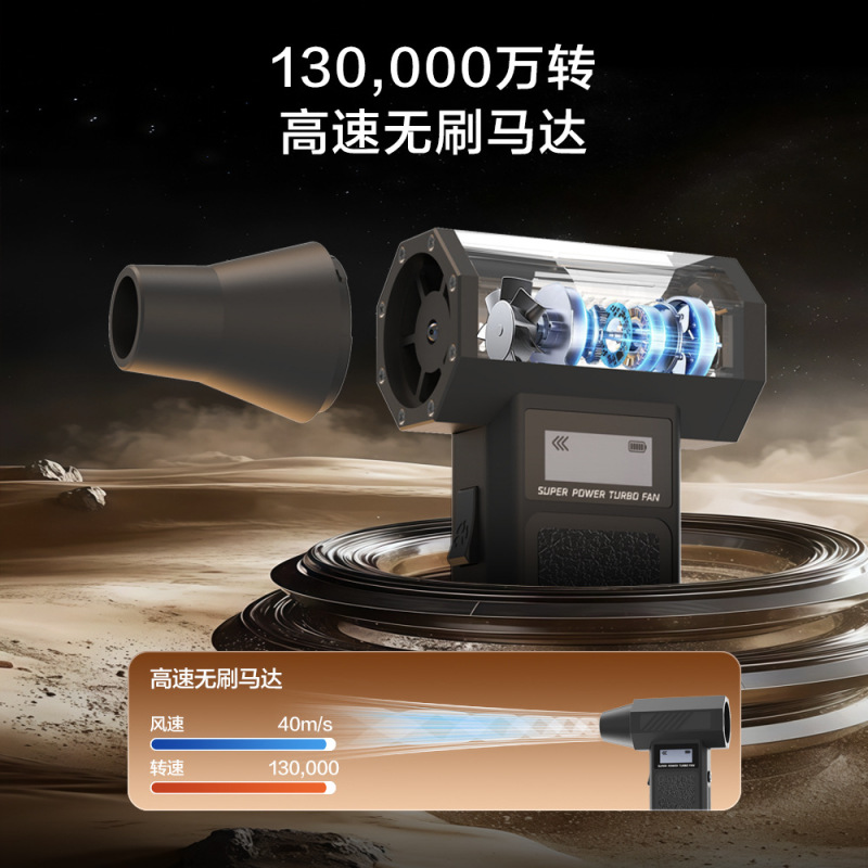 2025跨境新品暴力风扇高速增压飓风户外便捷吹风机车载吸尘吹尘器|undefined