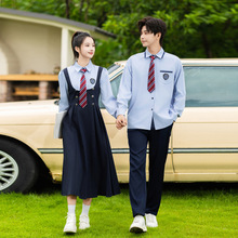 初高中学生学院风毕业班服秋季制服合唱演出服连衣裙套装舞台服潮