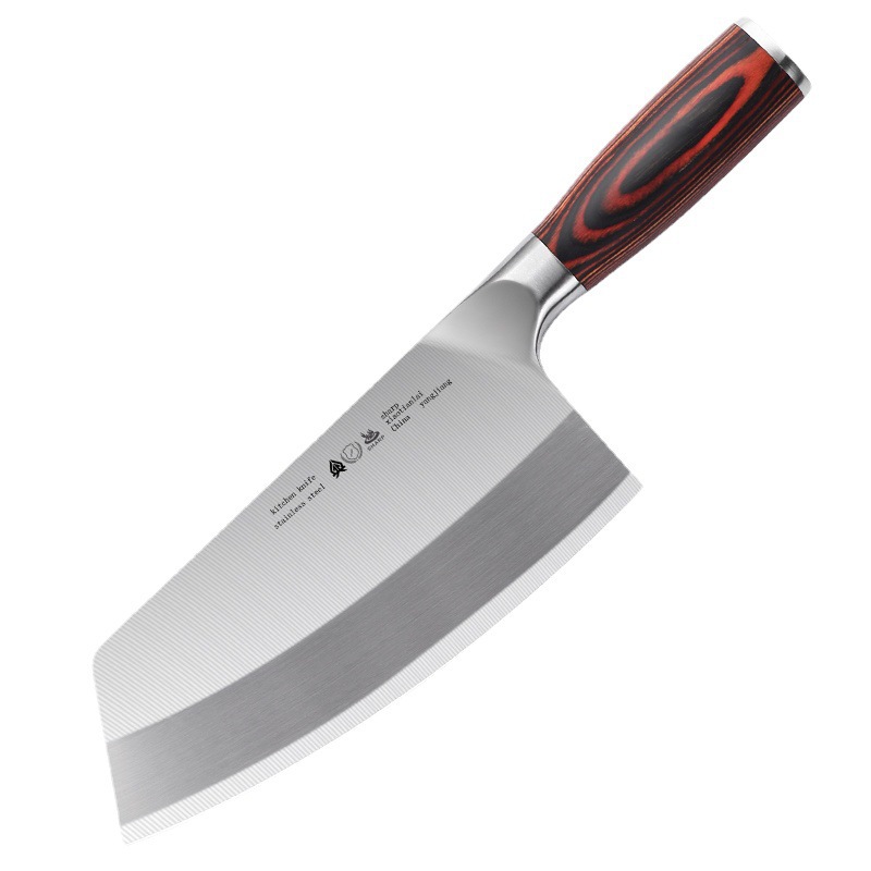 Cuchillo de cocina, cuchillo de cocina doméstico, cuchillo de cocina 2 en 1, cuchillo de cocina, cuchillo de carne de acero inoxidable