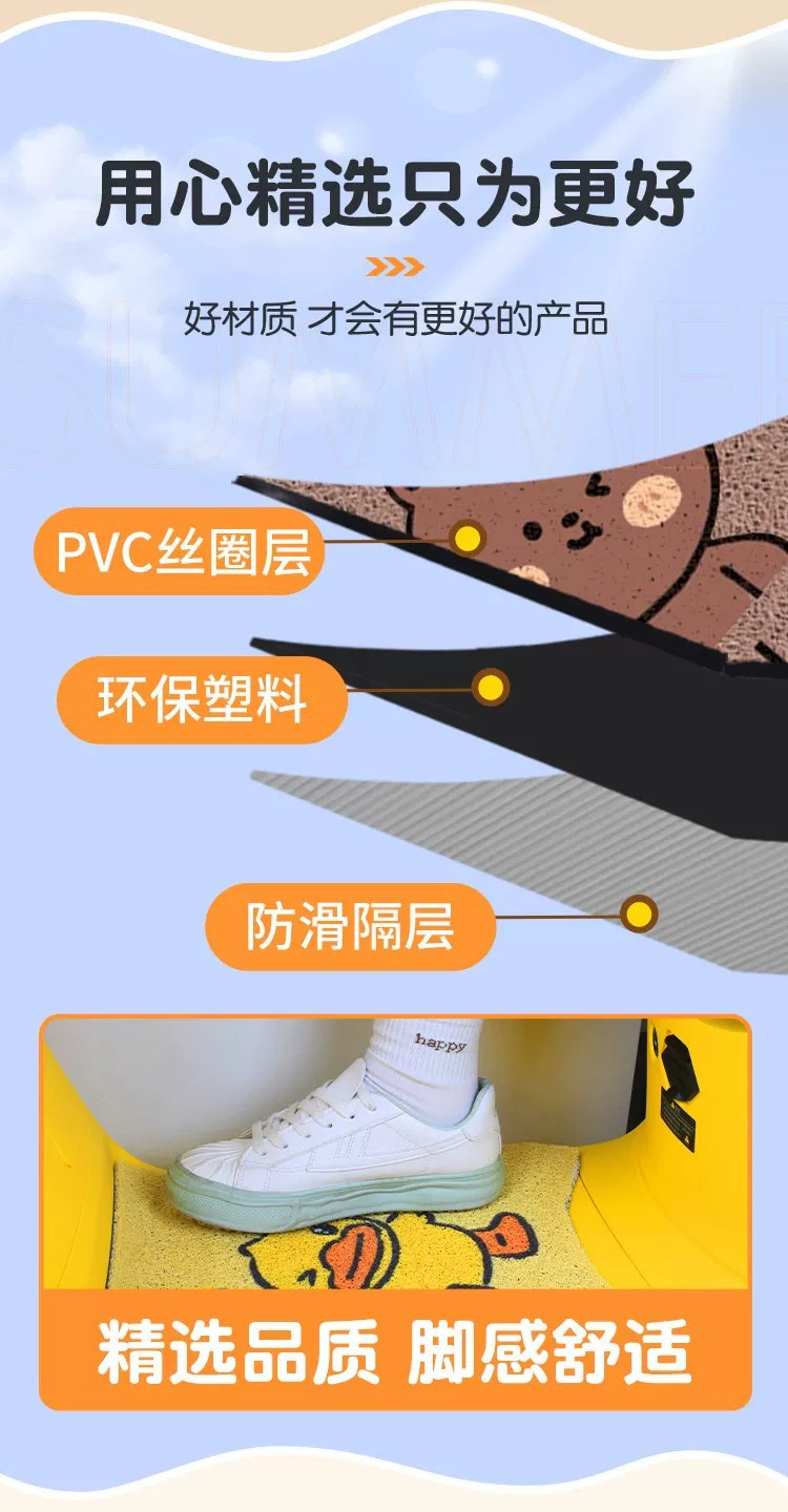 Suitable for Tailg Large Fruit-Pattern Foot Pads, Electric Vehicle Foot Pedal Mats, Waterproof and Dustproof Wire Loop Foot Pads, Electric Scooter Accessories