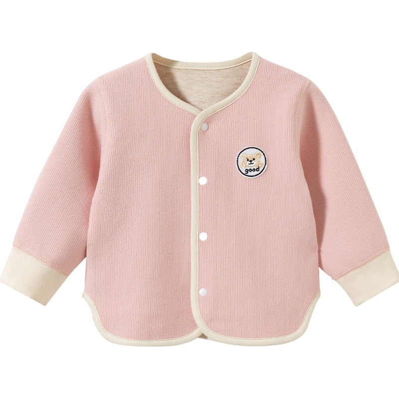Ropa de abrigo para niños, primavera, otoño e invierno, ropa cálida para bebés, cárdigans de abrigo para bebés, tops para niños y niñas, ropa de otoño para bebés