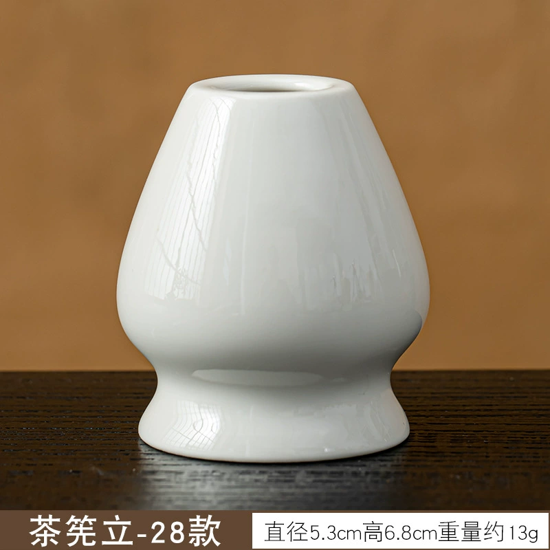 Держатель венчика для чая Matcha Whisk Stand (Tea Lion) керамический держатель для чая Чашэн, рисунок цветка сакуры, 5.3×6.8 см
