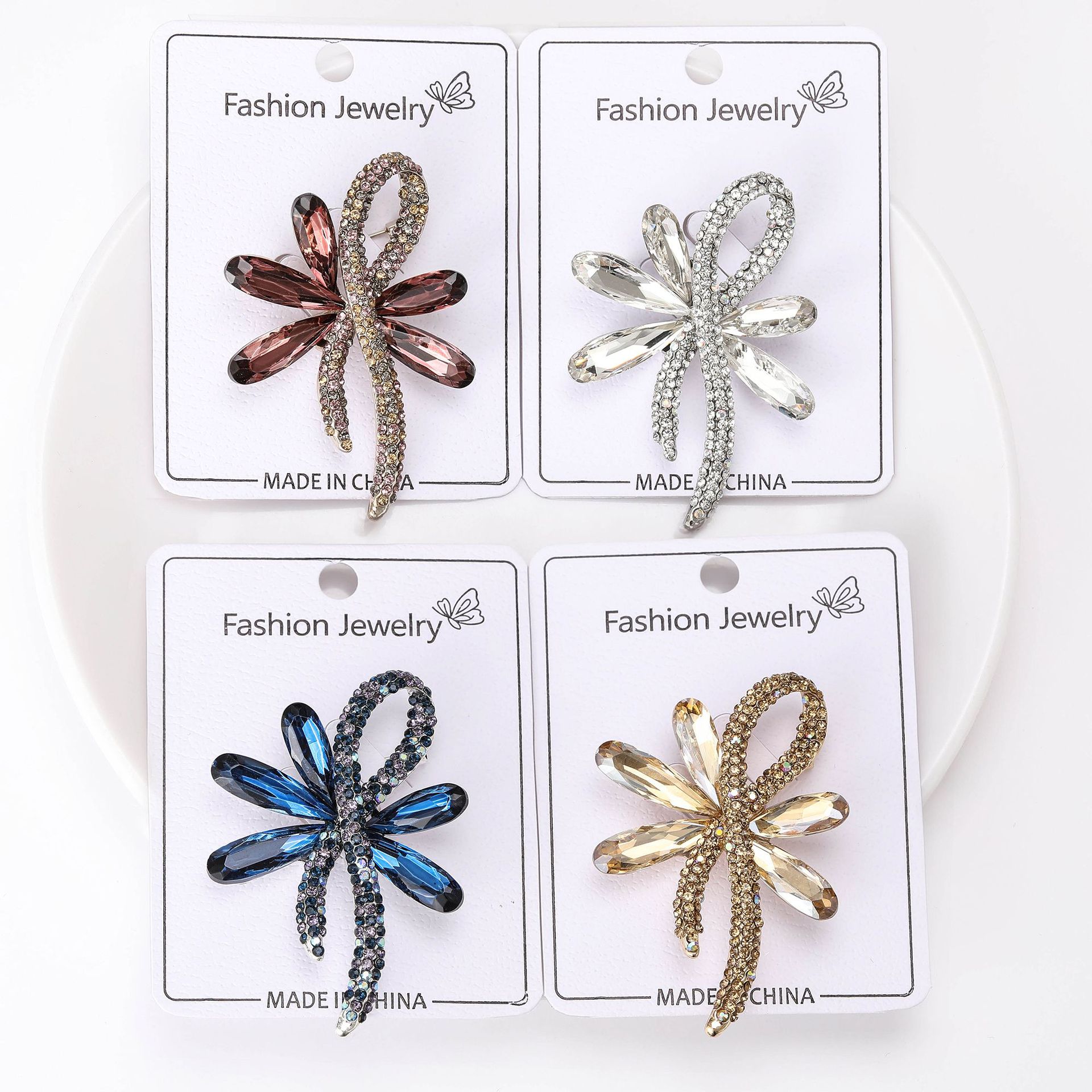 Lady Bow Knot Alloy Inlay Rhinestones Women's Brooches display picture 1