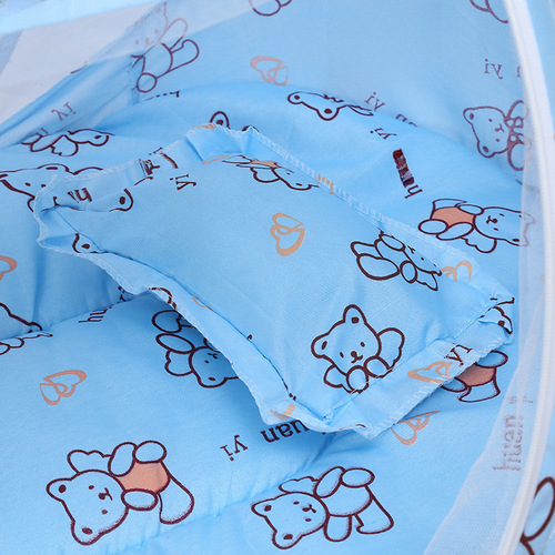 Baby Mosquito Net Mongolian Yurt-Style Mosquito Net, Installation-Free Amazon Baby Mosquito Netting Cover—Ideal for Cross-Border Trade and Dropshipping of Children's Mosquito Nets