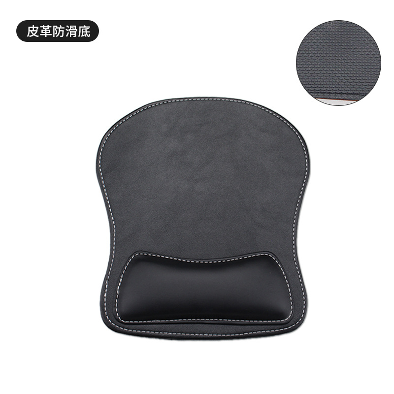 T36 가죽 손목 마우스 패드