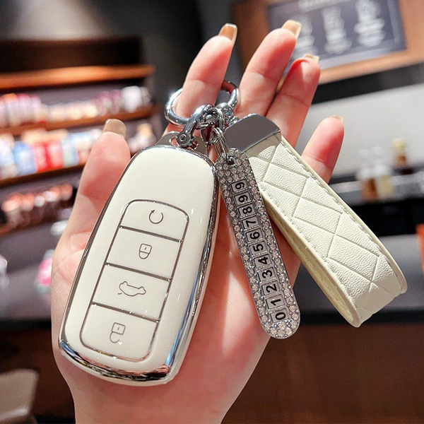 Tiggo 8P [White] + White Rock Rope + Silver Number Card
