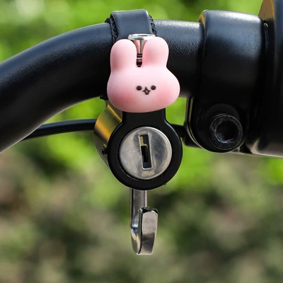 Anti-Theft Lock Electric Bike Anti-Theft – Helmet lock - pink-rabbit-1-piece