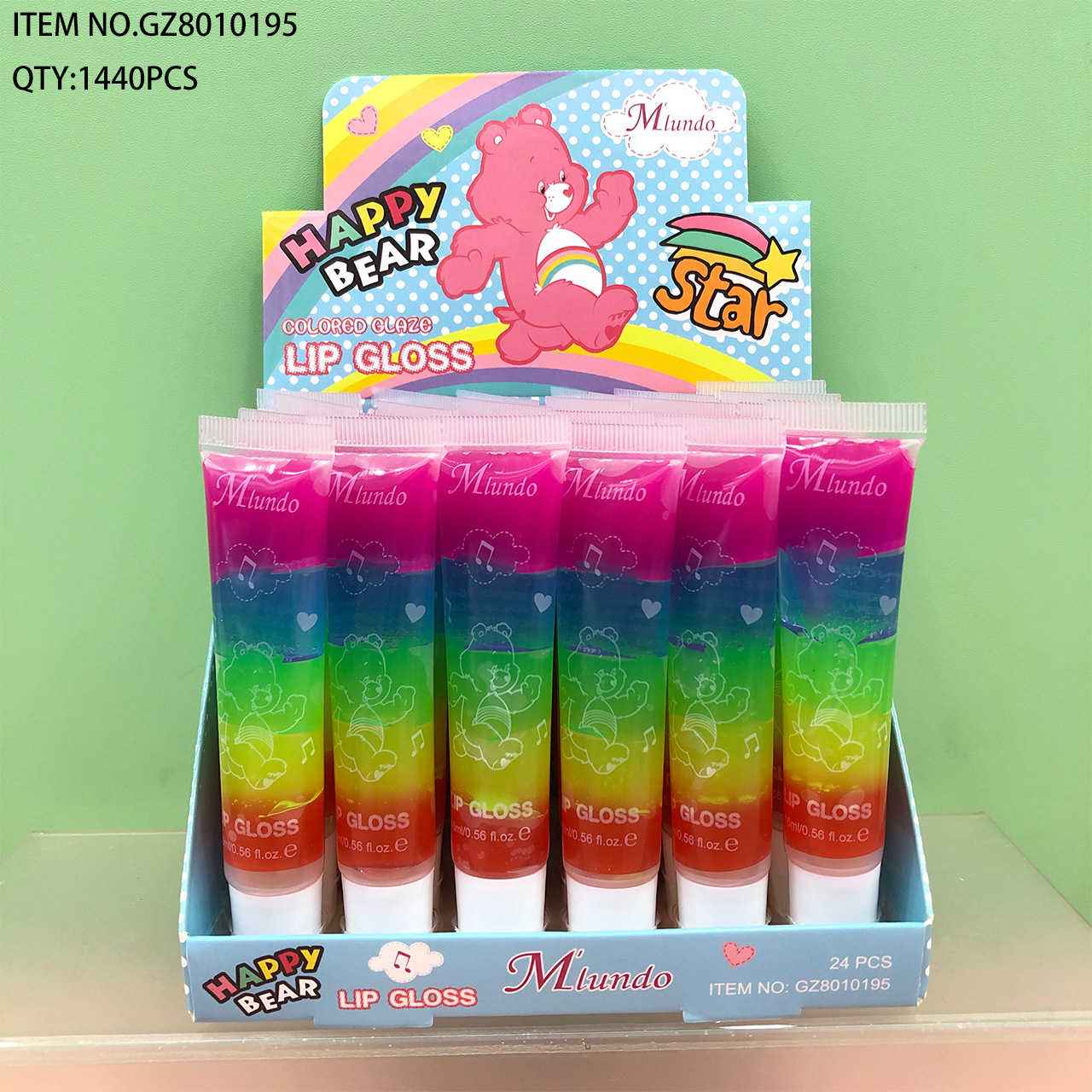 Cross-border Mlundo Rainbow Lipstick, lápiz labial