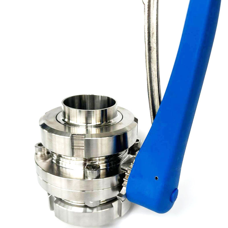 Ѽ���ֱ�����ֵ±��ӵ���DIN11851 UNION BUTTERFLY VALVE