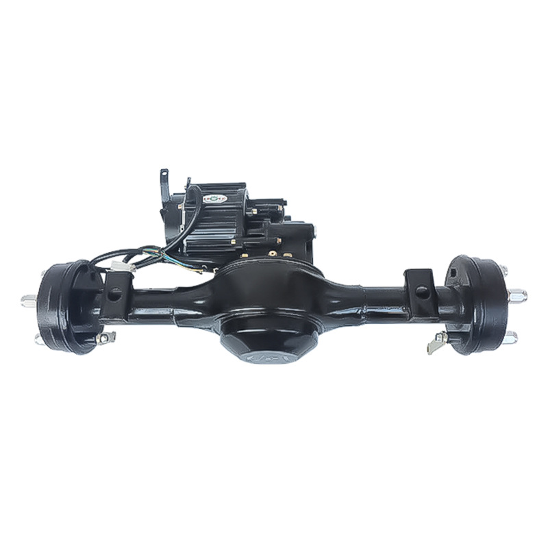 48v800w conjunto de eje trasero de freno de motor sin escobillas de triciclo eléctrico de baja velocidad de modificación de ingeniería pesada camión de cenizas