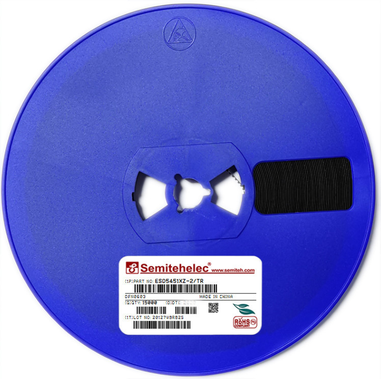ESD5451XZ-2/TR ESD静电保护二极管 DFN0603 SEMITEH全新原装正品