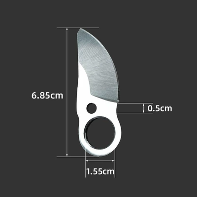 Accessories cutter head lithium rechargeable electric scissors garden fruit tree scissors branch blade 2.5 electric pruning shears blade (Otbiçən başlıqları) - white-blade