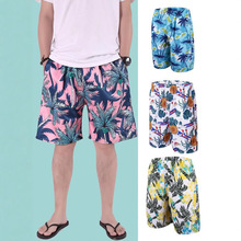 沙滩裤男士大码速干宽松薄款五分男式短裤运动休闲花裤亚马逊爆款