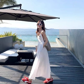 连衣裙;女式针织衫;时尚休闲套装