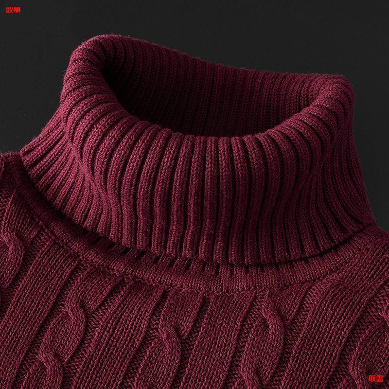 Purchase Products: Men's High-Neck Knitwear, Thick Cotton Knitwear, Velvet Thickened Thermal Inner