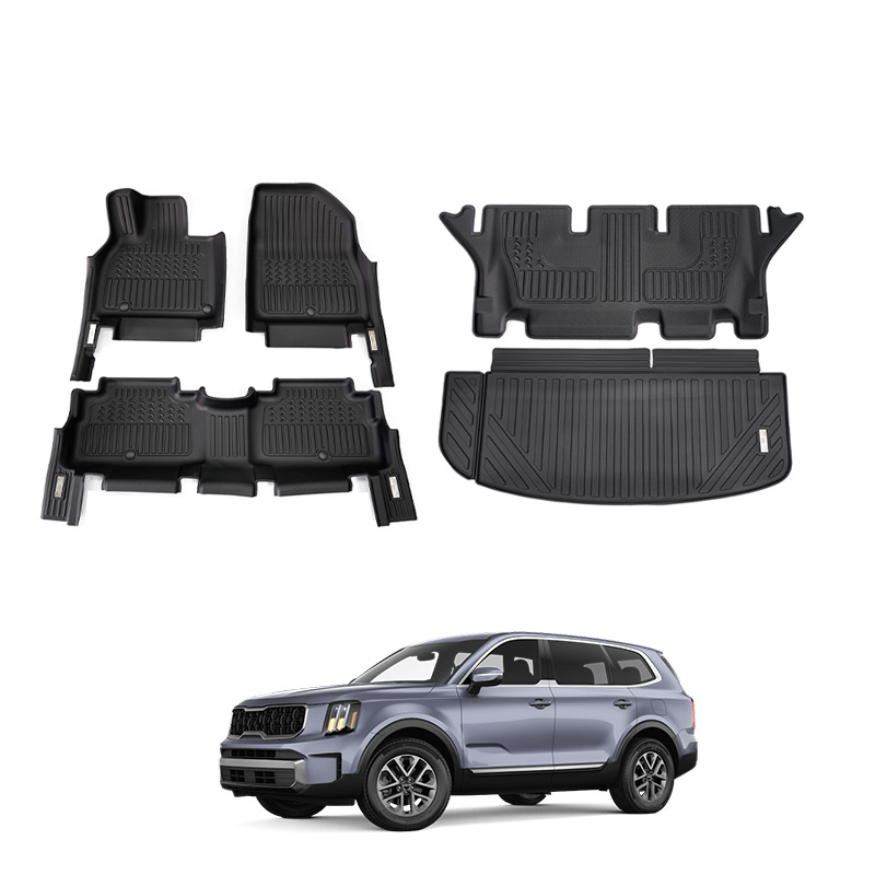 TXR para Kia Telluride alfombrilla de coche Tpe Floor Mat especial 5D antideslizante protección del pie