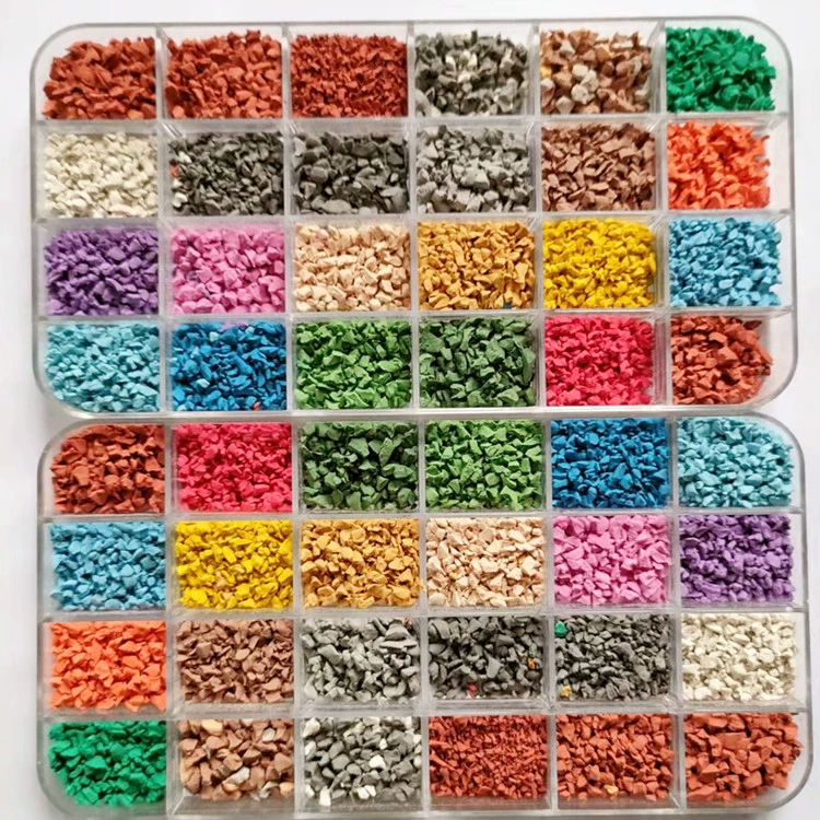 Производитель поставляет частицы EPDM резины, линию производства специальных пластиковых дорожек из EPDM.