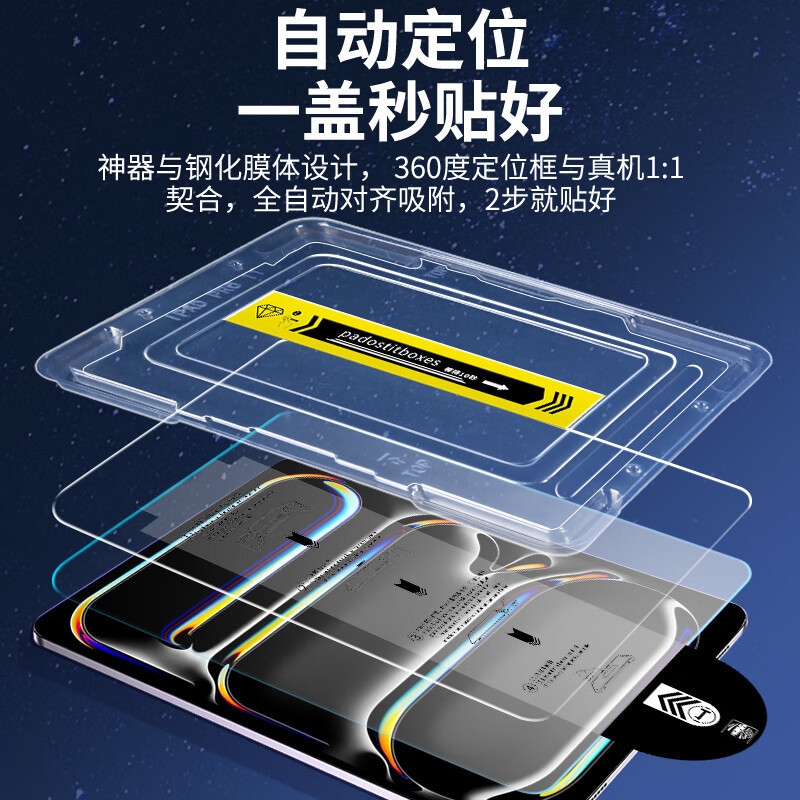 IPad用クリーンルーム強化膜pro 11秒フィルムAir6タブレットiPad 10全画面mini 6保護膜|undefined