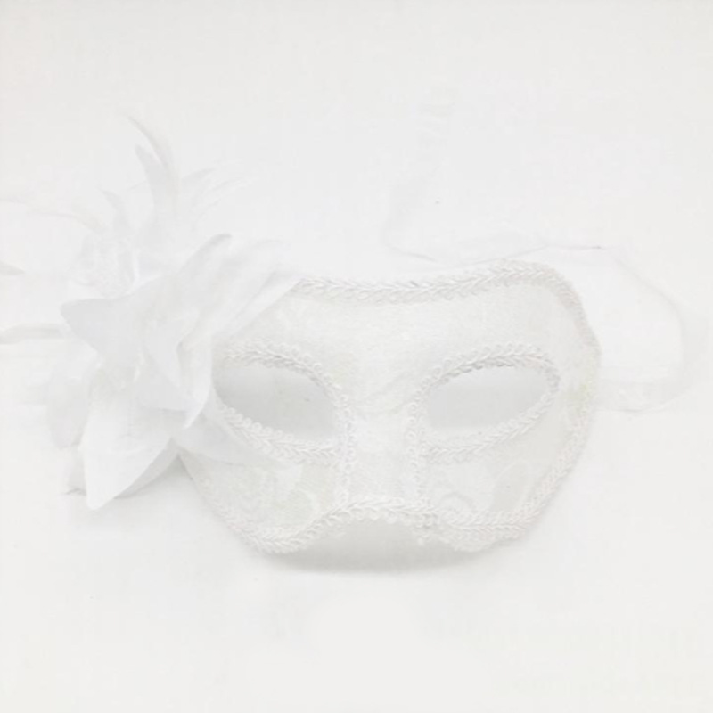 Máscaras de encaje transfronterizas de Halloween adorables máscaras translúcidas de fiesta de mascaras venecianas