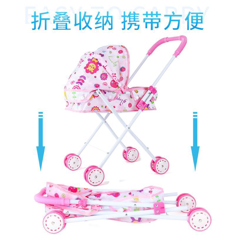 Cochecito de bebé de hierro al por mayor directo con muñeca de simulación