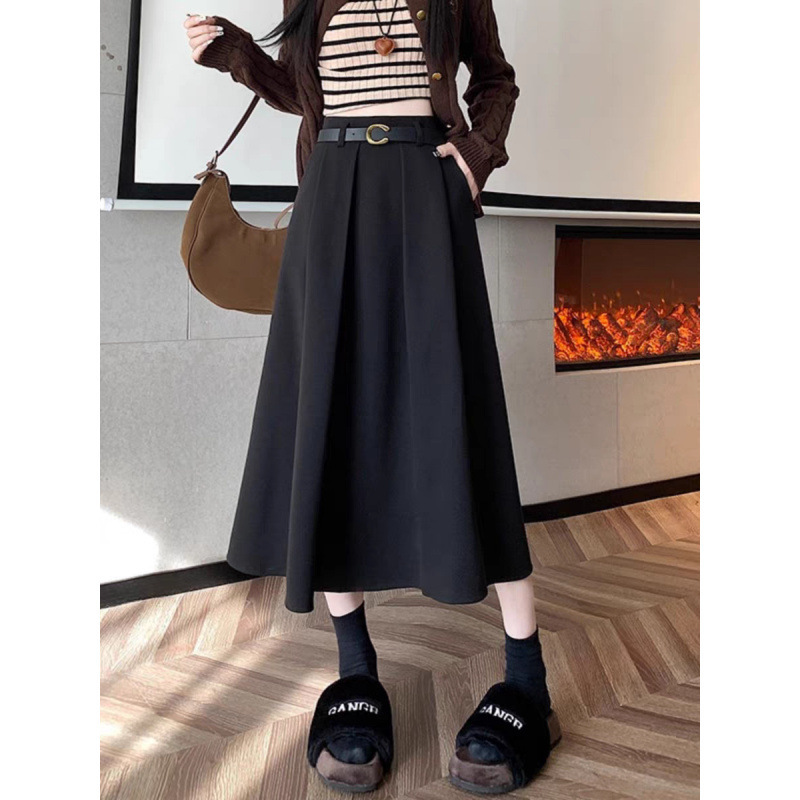 毛のポケットのファッションは腰が高くて痩せています。|undefined