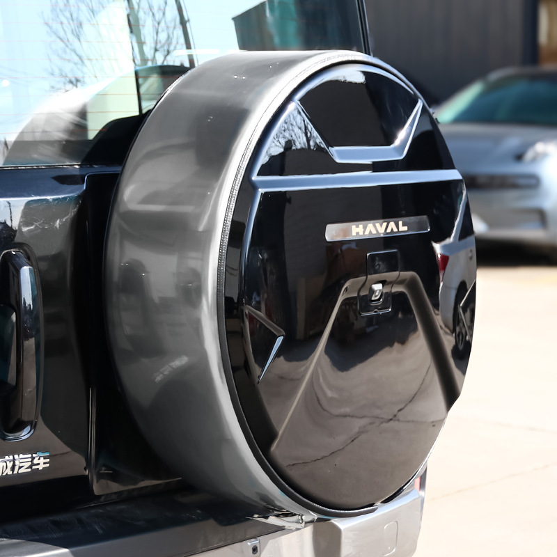Suitable for Haval Raptor Spare Tire Cover, New Tire Cover, Blackened Spare Tire Shell, Tire Cover, Exterior Off-Road Vehicle Decoration