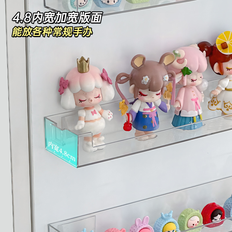 ブラインドボックス収納展示棚バブルマット透明アクリル壁掛け置物棚ハンド置物壁掛けディスプレイストリップ|undefined